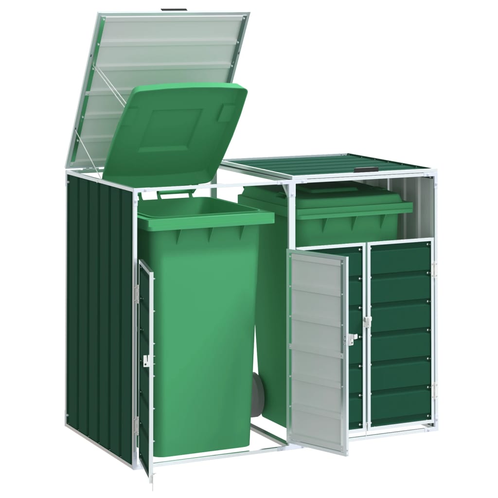 Mülltonnenbox Für 1 Tonne 72X81X115 Cm Stahl