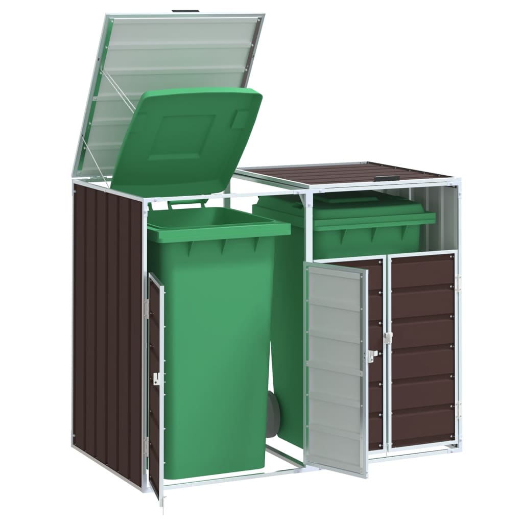 Mülltonnenbox Für 1 Tonne 72X81X115 Cm Stahl