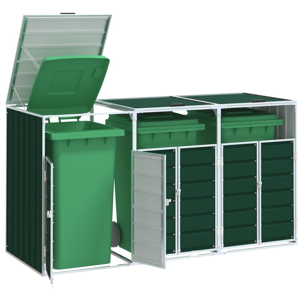 Mülltonnenbox Für 1 Tonne 72X81X115 Cm Stahl