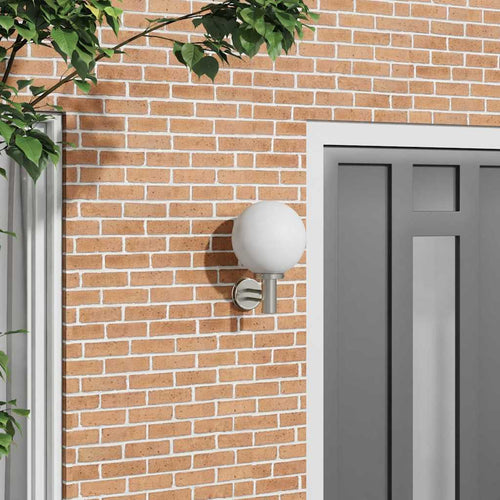Außenwandleuchte 28 X 25 X 38 Cm Edelstahl Und Plastik