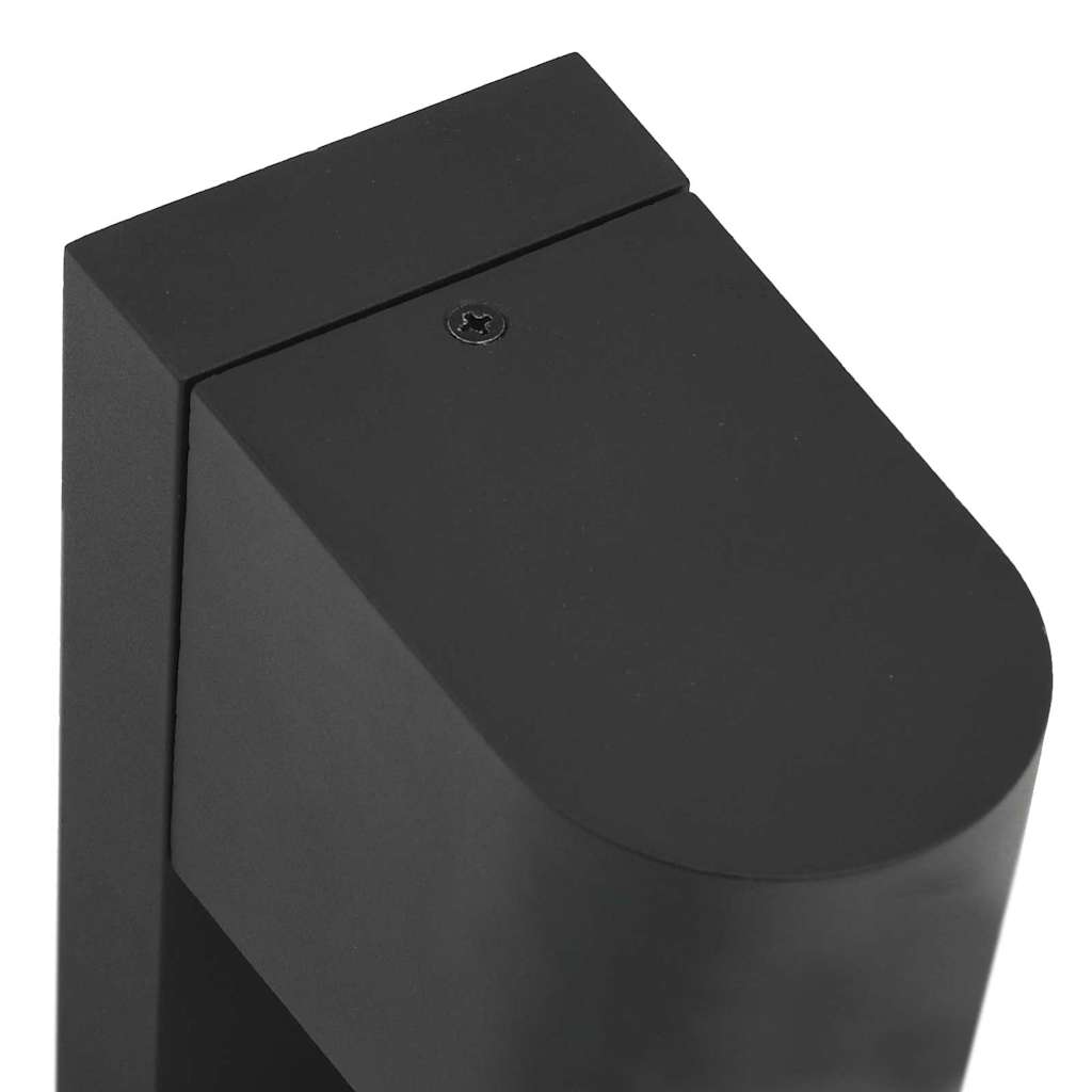 Außenwandleuchte Schwarz 12 X 7 X 15 Cm Edelstahl