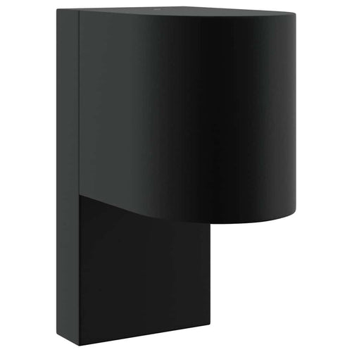 Außenwandleuchte Schwarz 12 X 7 X 15 Cm Edelstahl
