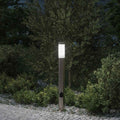 Pollerleuchte Mit Auslass 80 Cm Edelstahl Ip44