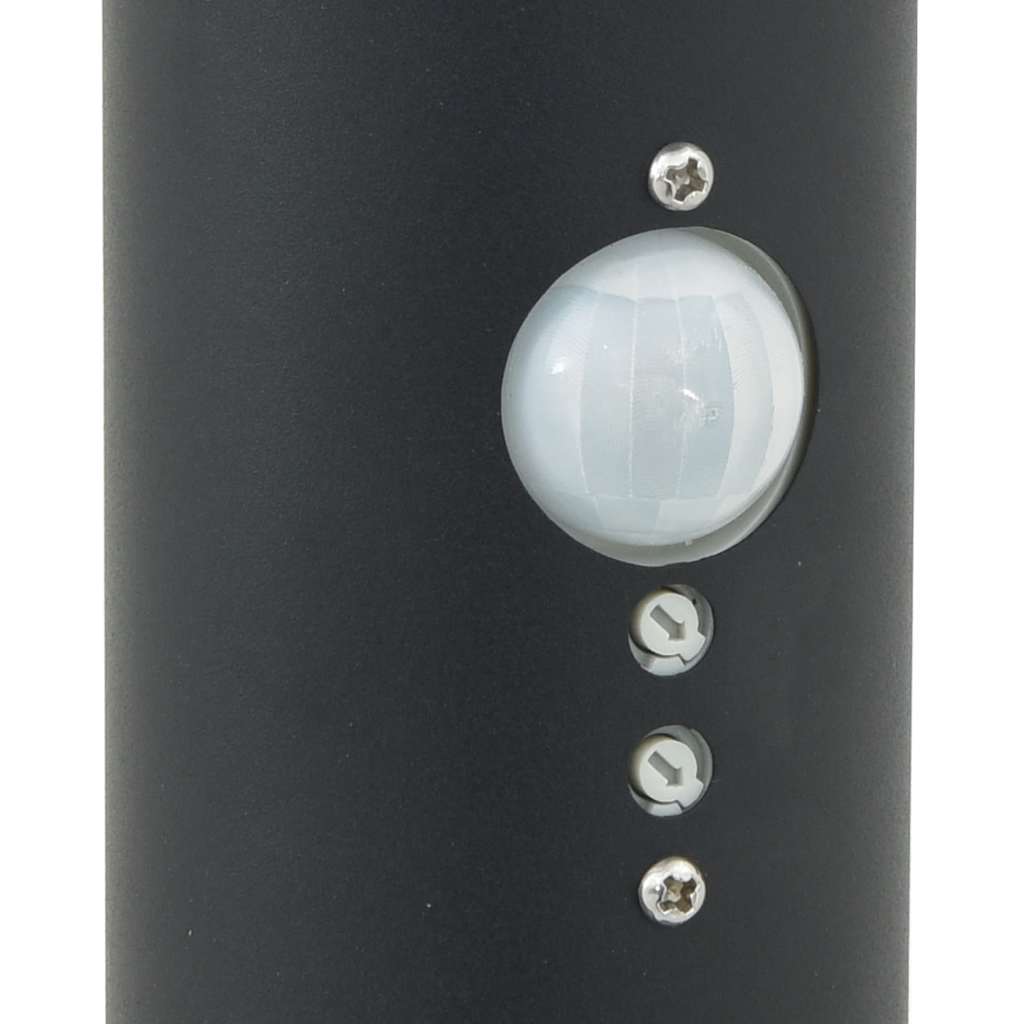 Pollerleuchte Mit Sensor&Steckdose 80 Cm Edelstahl Ip44