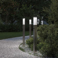 Pollerleuchten Mit Sensor 3 Stk. 80 Cm Edelstahl Ip44