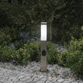 Pollerleuchte Mit Auslass 50 Cm Edelstahl Ip44