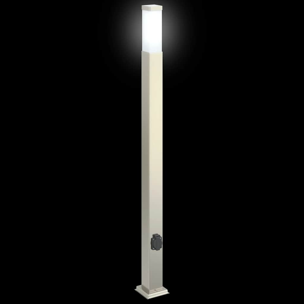 Pollerleuchten Mit Auslass 3 Stk. 110 Cm Edelstahl Ip44
