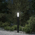 Pollerleuchte Mit Auslass 80 Cm Schwarz Ip44