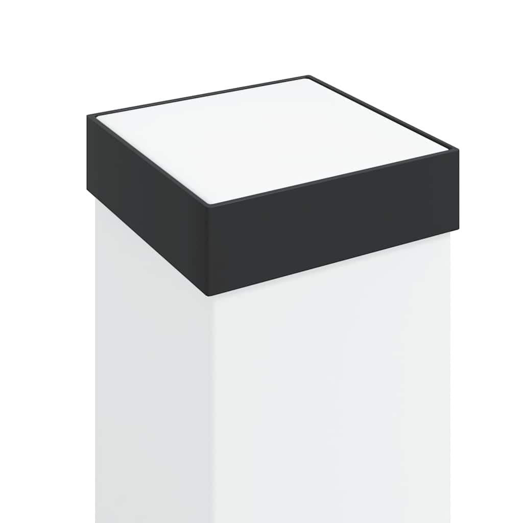 Pollerleuchten Mit Sensor&Steckdose 3 Stk. 50 Cm Schwarz Ip44