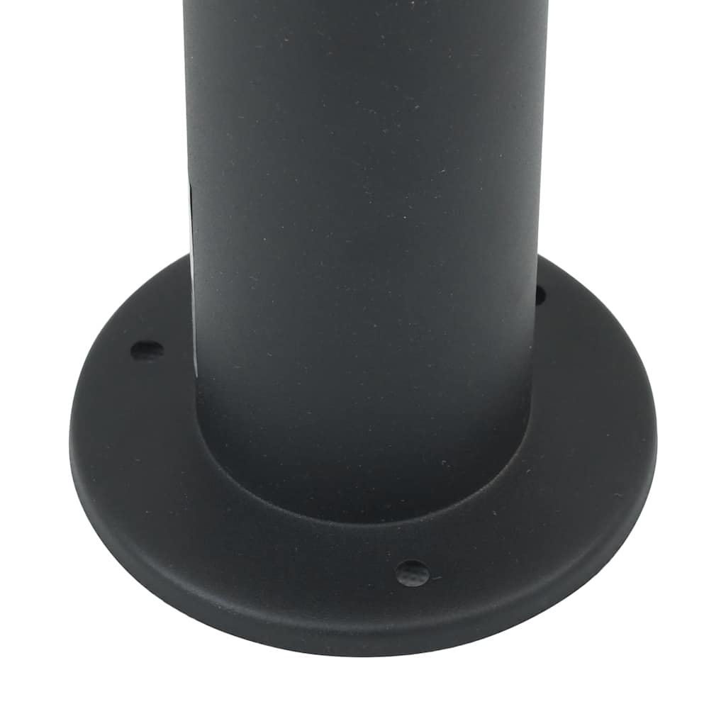 Pollerleuchte Mit Sensor Und Steckdose 80 Cm Schwarz Ip44