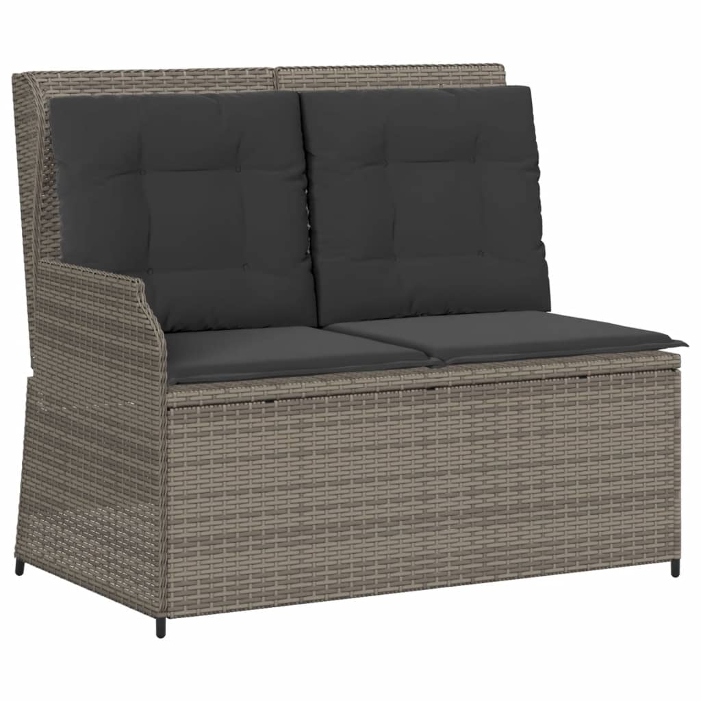 5-Tlg. Garten-Lounge-Set Mit Kissen Poly Rattan