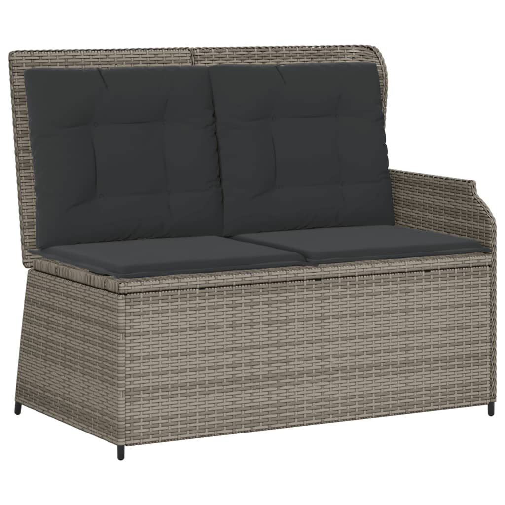 5-Tlg. Garten-Lounge-Set Mit Kissen Poly Rattan