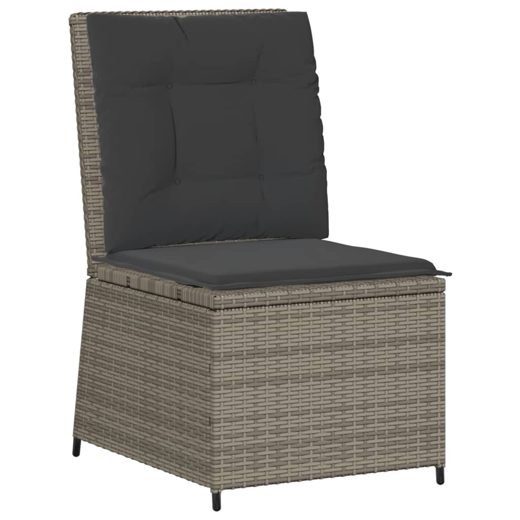 5-Tlg. Garten-Lounge-Set Mit Kissen Poly Rattan