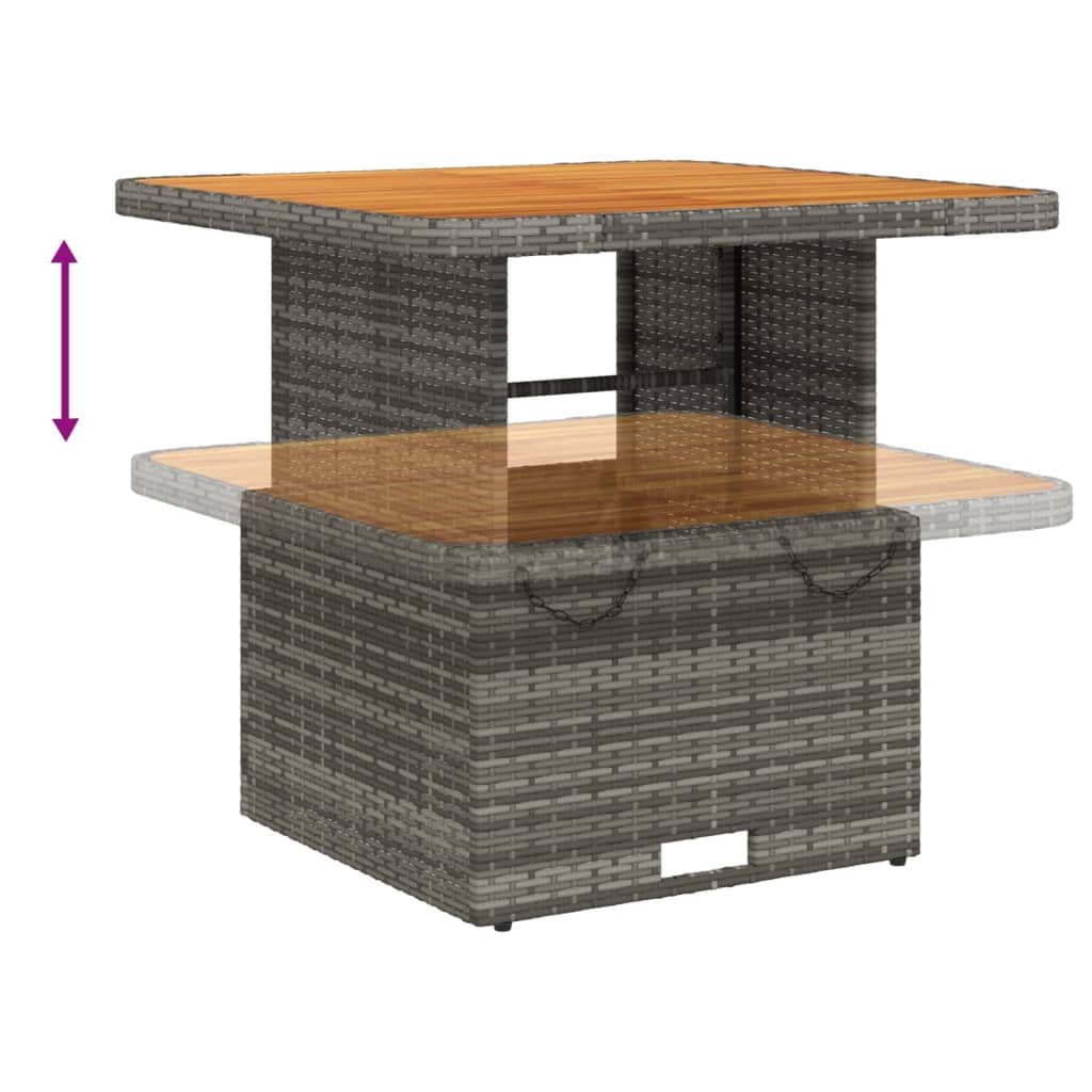 5-Tlg. Garten-Lounge-Set Mit Kissen Poly Rattan