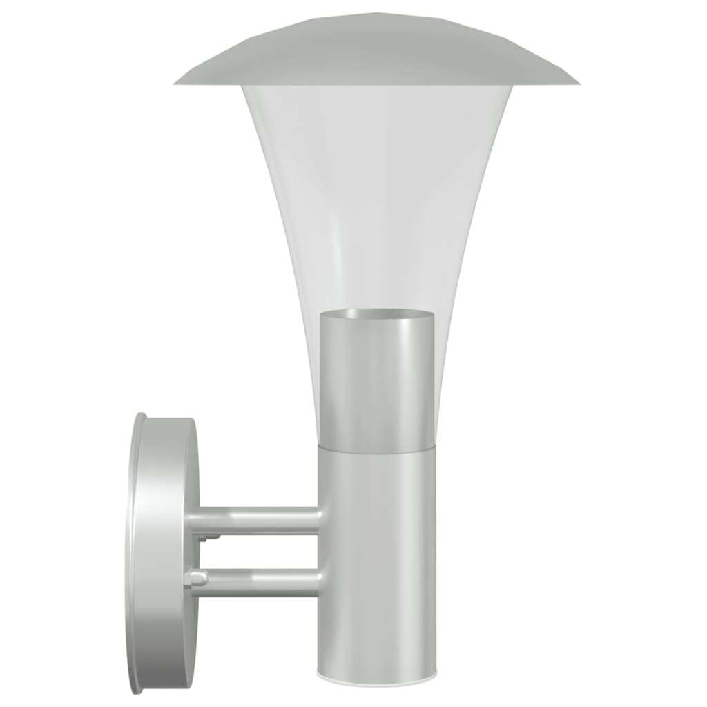 Außenwandleuchte N Edelstahl Silber