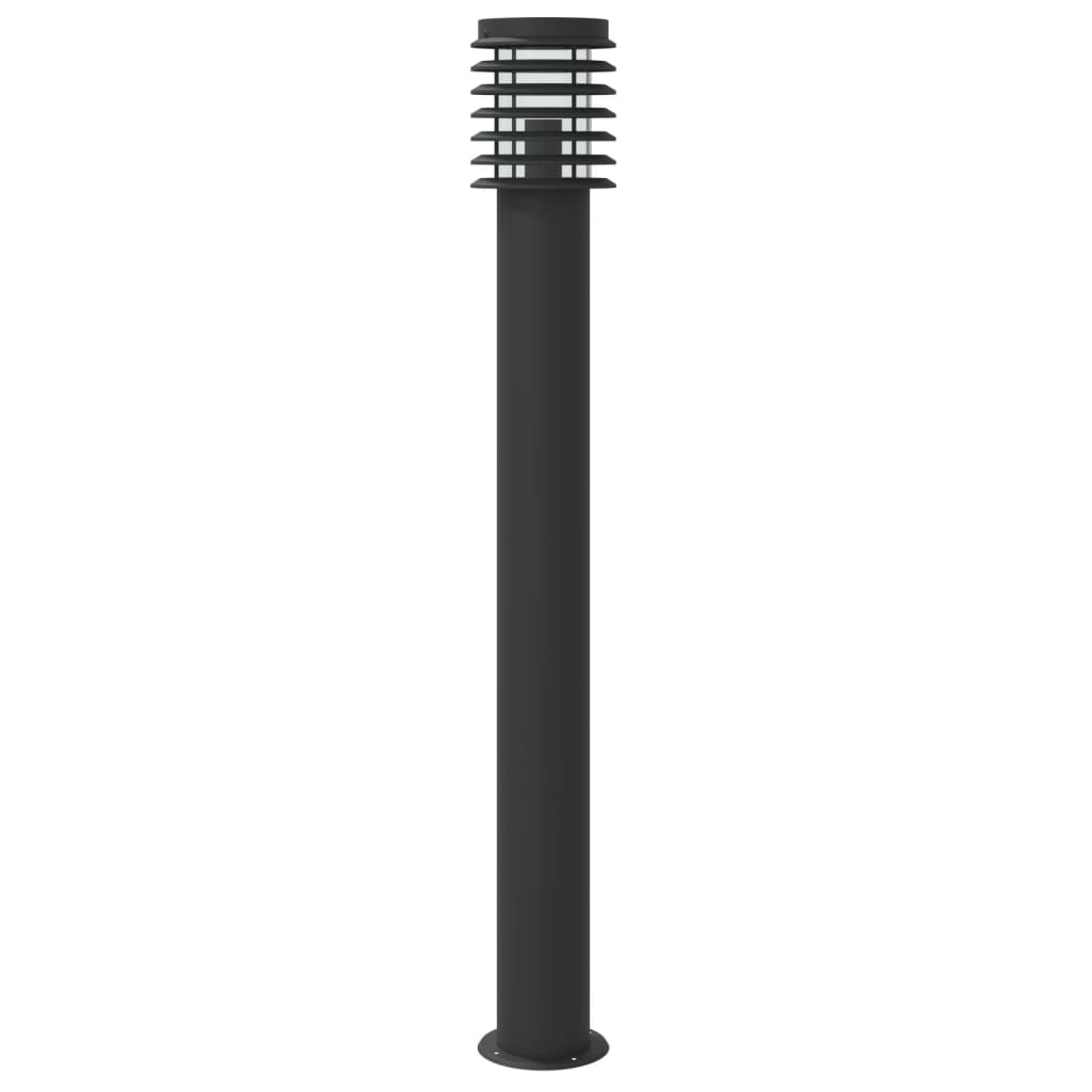 Wegeleuchten Mit Bewegungsmelder 3 Stk. 110Cm Edelstahl Schwarz