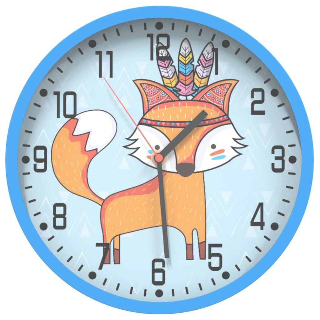 Wanduhr Ø25,5 Cm Polystyren Und Glas
