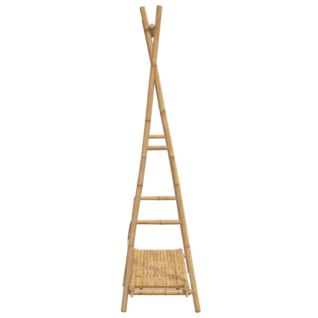 Kleiderständer Mit Ablage 102X50X190 Cm Bambus