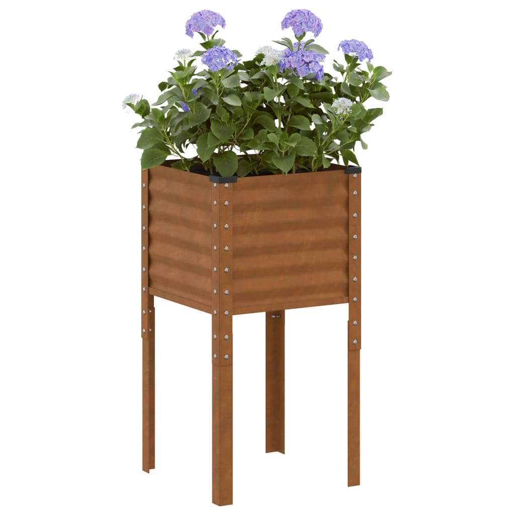 Garten-Pflanzgefäß Grün Stahl