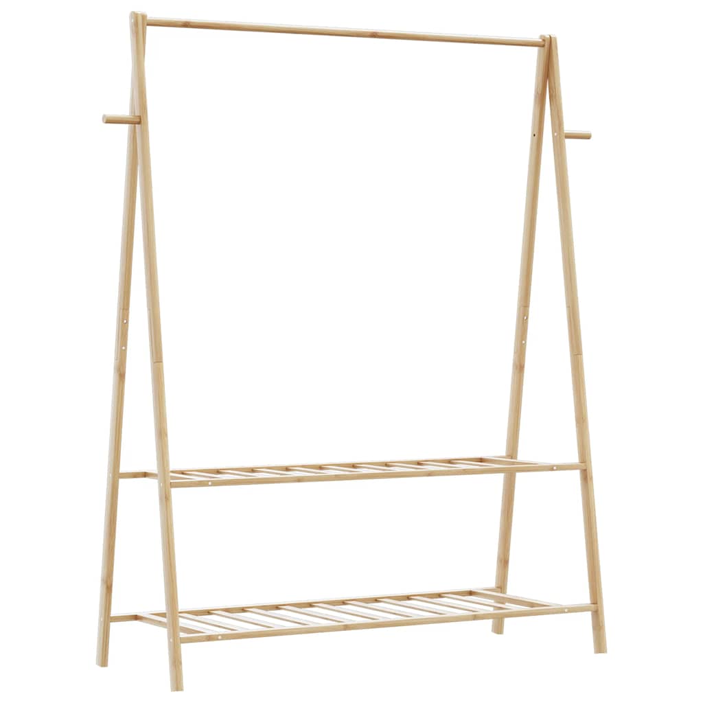 Kleiderständer Mit Ablagen Und Rollen 96X45,5X155,5 Cm