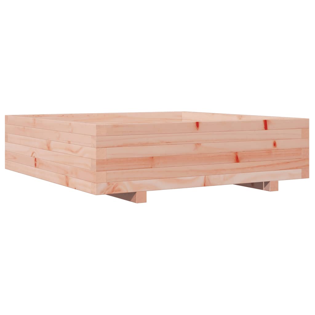 Pflanzkübel 90X90X26,5 Cm Massivholz Douglasie Natürlich Imprägniert