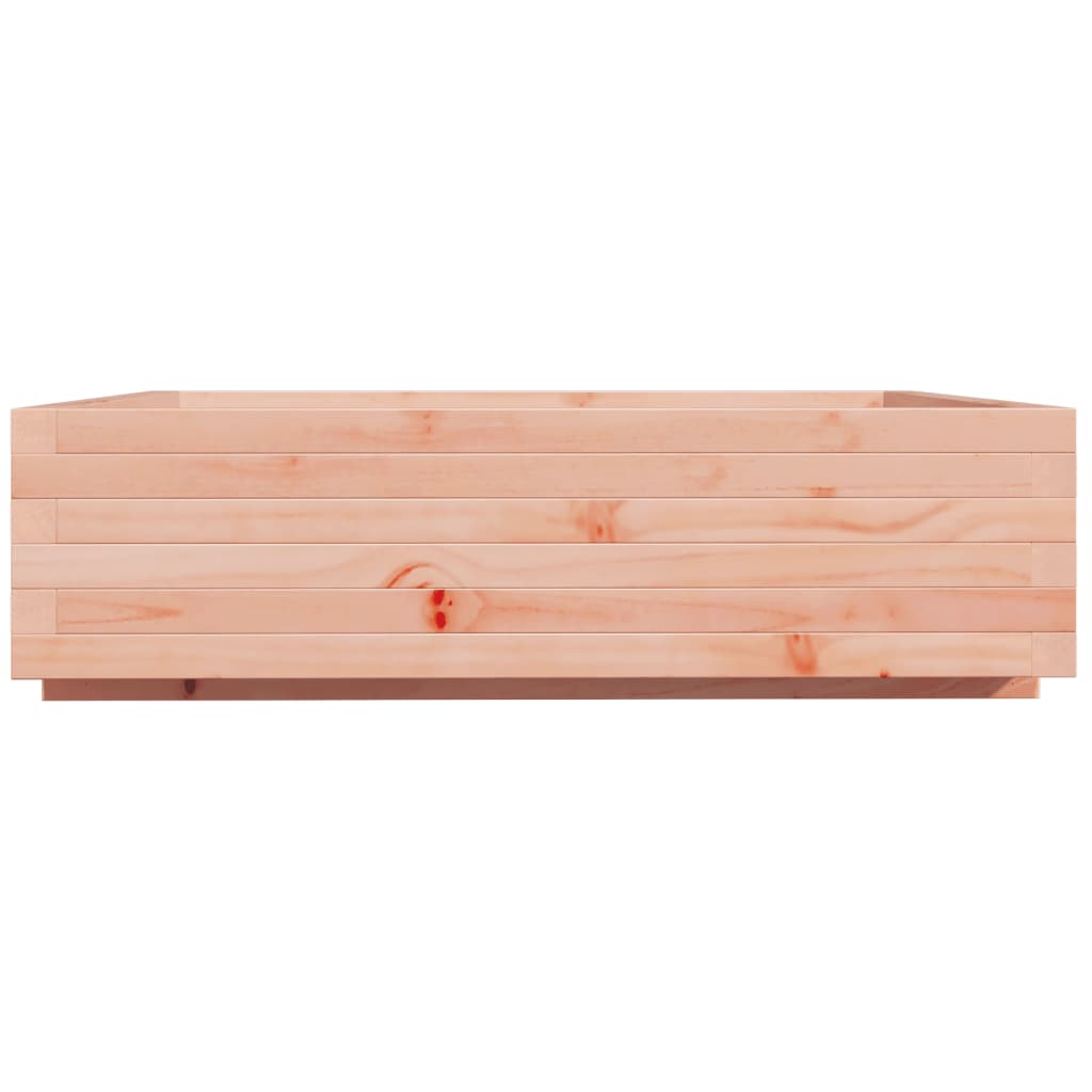 Pflanzkübel 90X90X26,5 Cm Massivholz Douglasie Natürlich Imprägniert