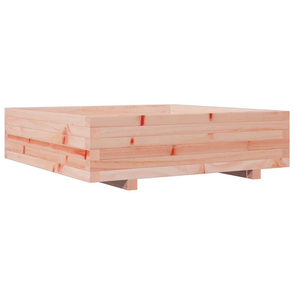 Pflanzkübel 90X90X26,5 Cm Massivholz Douglasie Natürlich Imprägniert