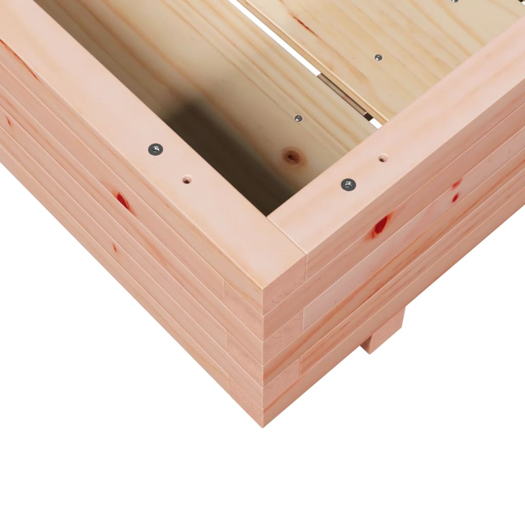 Pflanzkübel 90X90X26,5 Cm Massivholz Douglasie Natürlich Imprägniert
