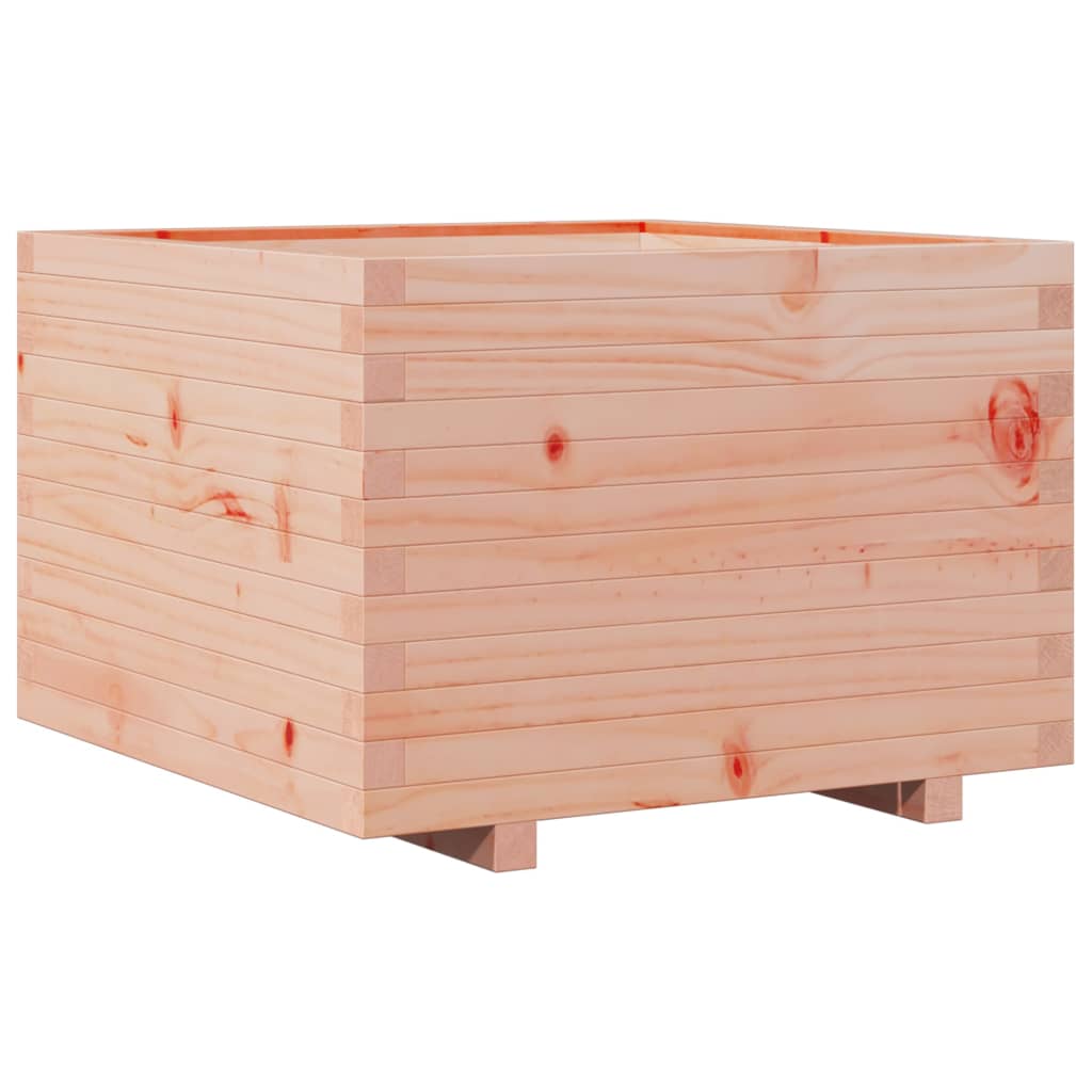 Pflanzkübel 70X70X49,5 Cm Massivholz Douglasie Natürlich Imprägniert