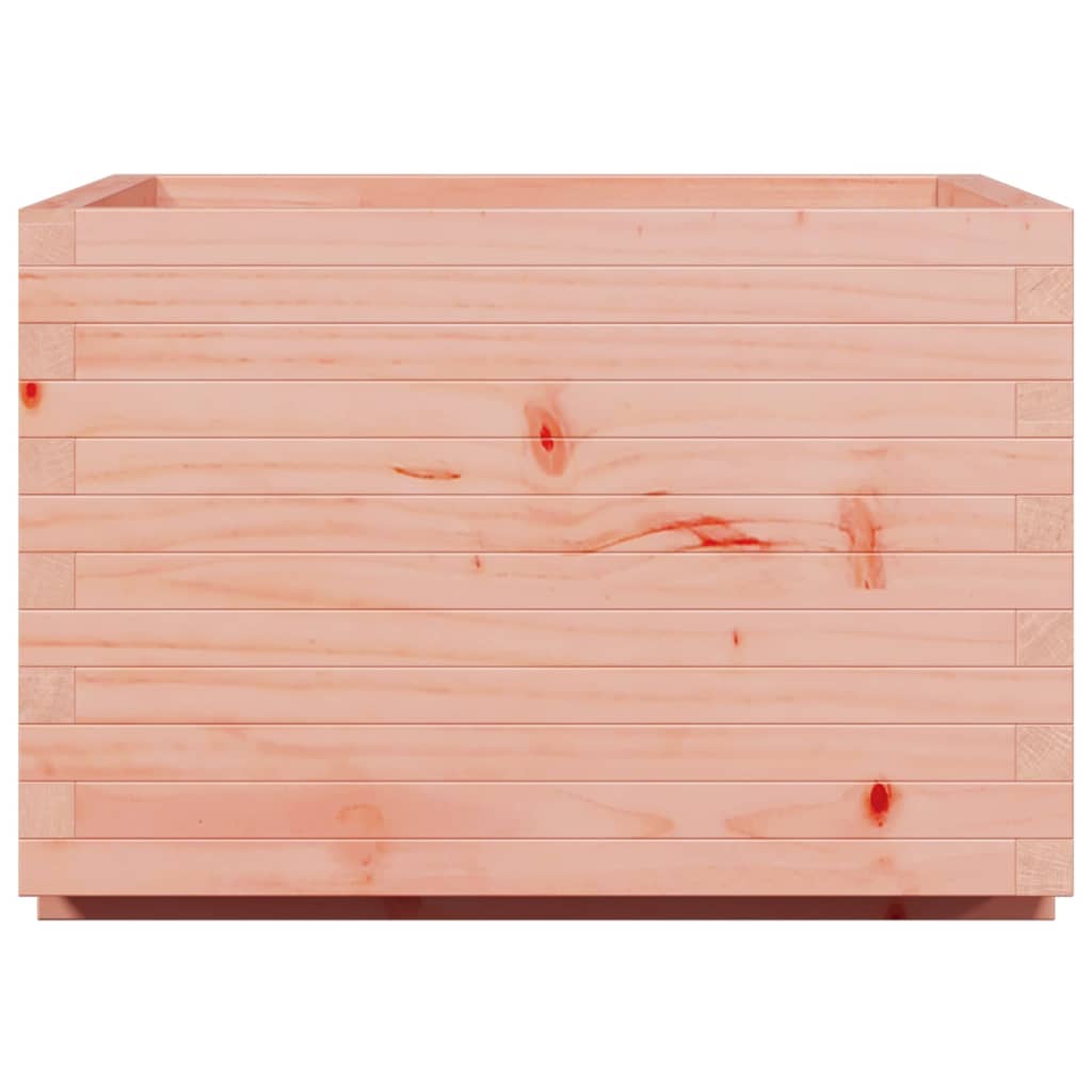 Pflanzkübel 70X70X49,5 Cm Massivholz Douglasie Natürlich Imprägniert