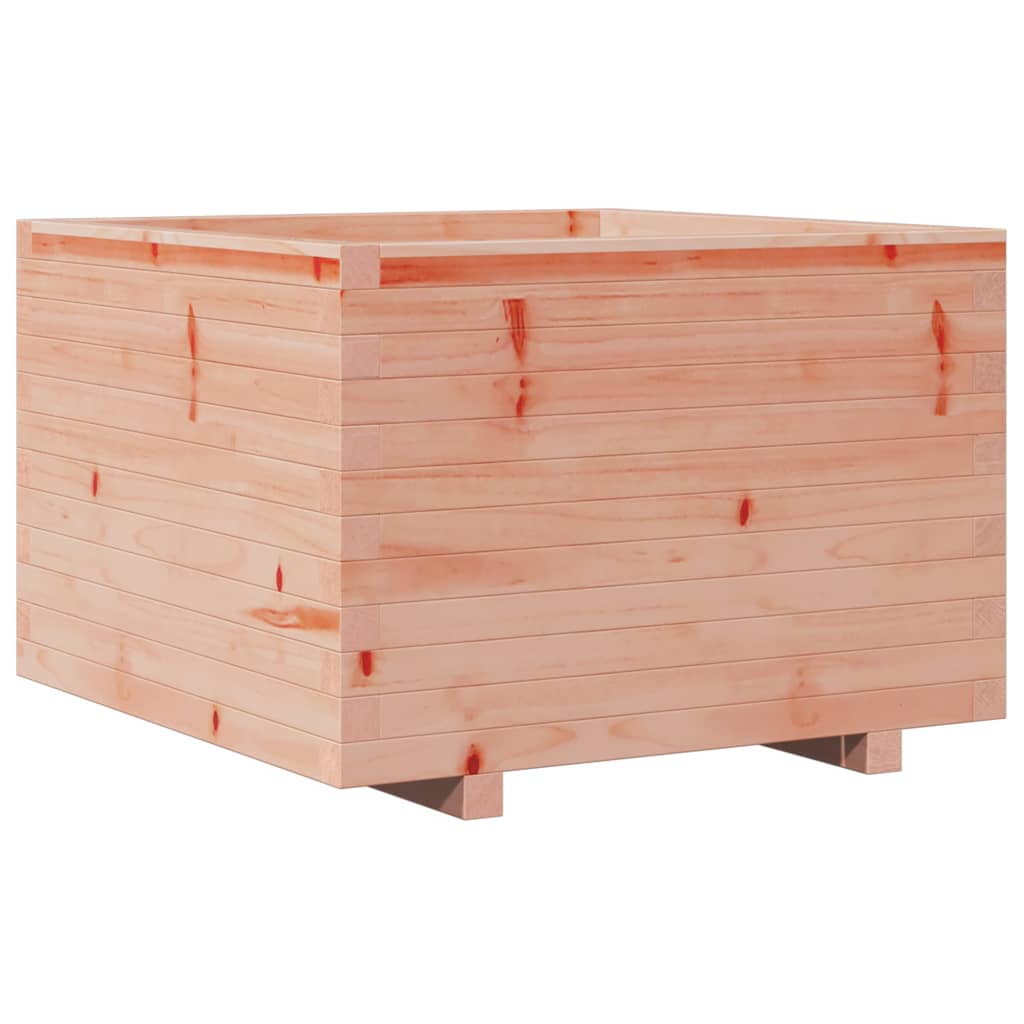 Pflanzkübel 70X70X49,5 Cm Massivholz Douglasie Natürlich Imprägniert