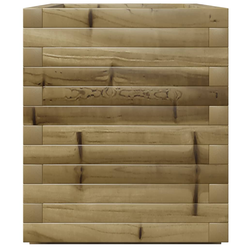 Pflanzkübel 70X40X49,5 Cm Kiefernholz Imprägniert Natürlich Imprägniert