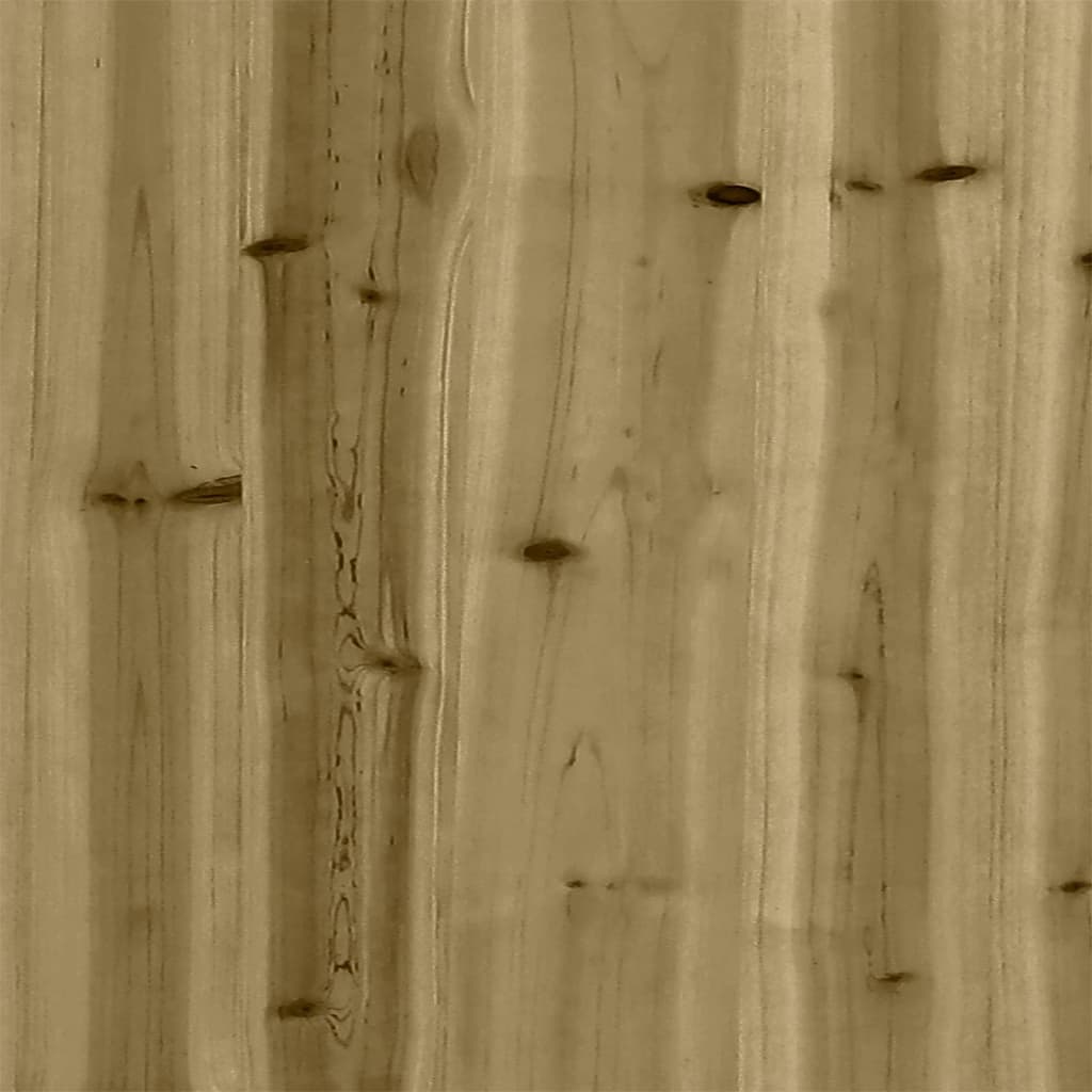 Pflanzkübel 70X40X49,5 Cm Kiefernholz Imprägniert Natürlich Imprägniert