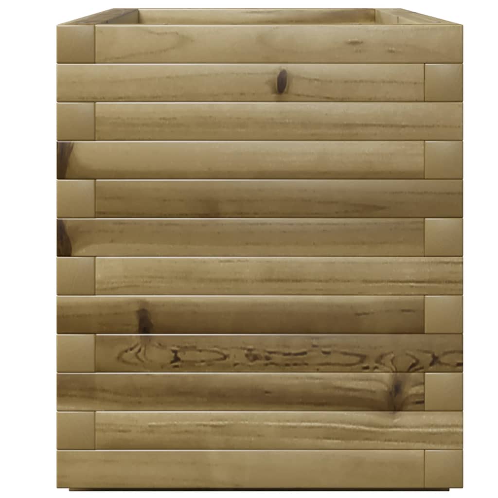 Pflanzkübel 90X40X49,5 Cm Kiefernholz Imprägniert Natürlich Imprägniert