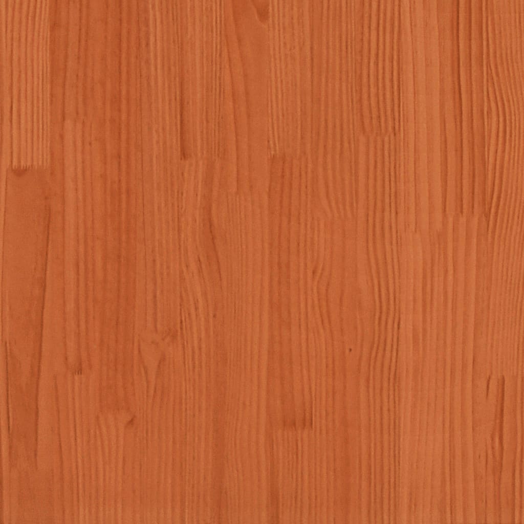 Pflanzkübel Wachsbraun 90X60X49,5 Cm Massivholz Kiefer Natürlich Imprägniert