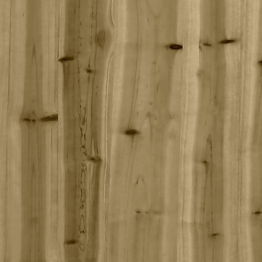 Pflanzkübel 90X60X49,5 Cm Kiefernholz Imprägniert Natürlich Imprägniert