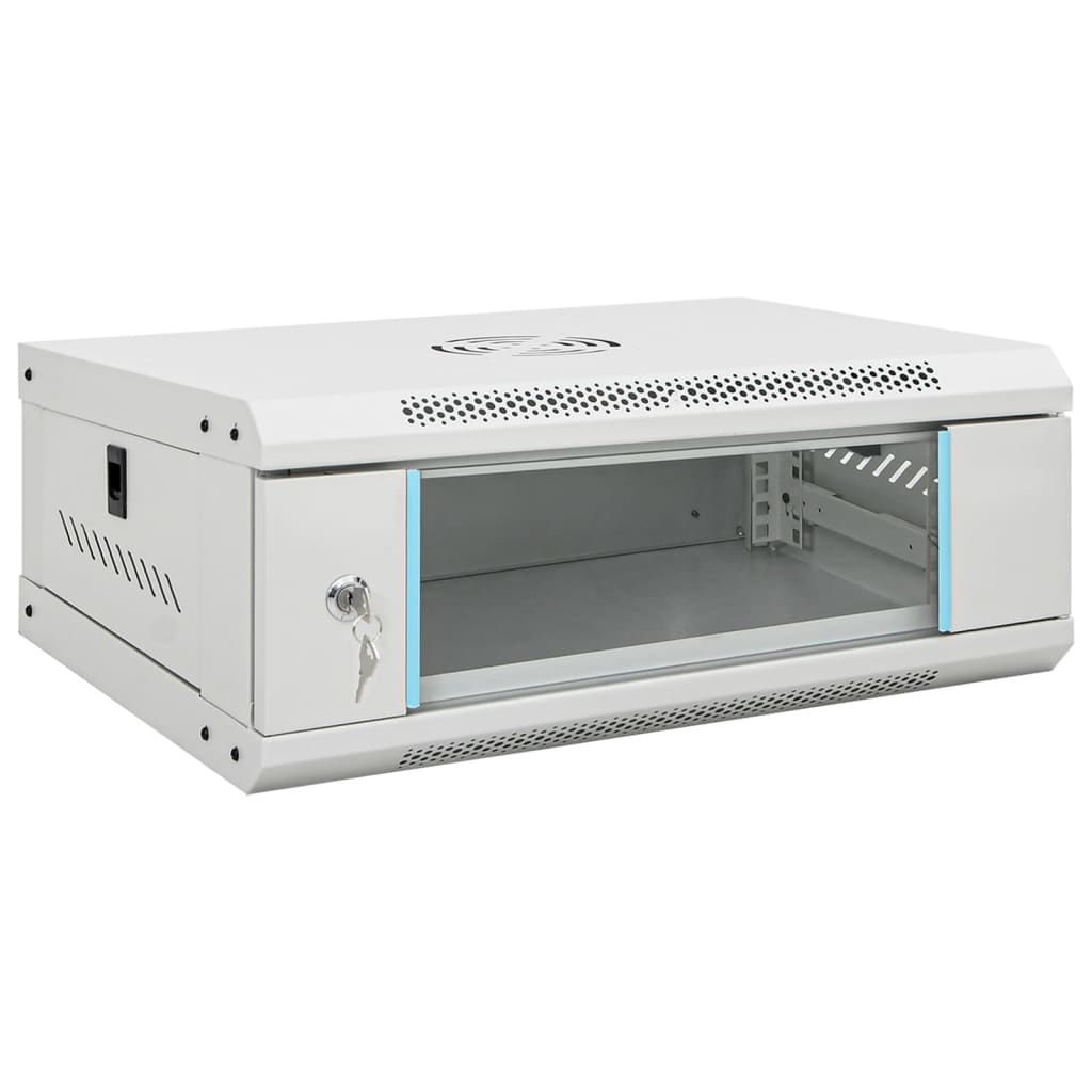 Netzwerkschrank Mit Speicher 60 X 45 X 28 Cm Stahl