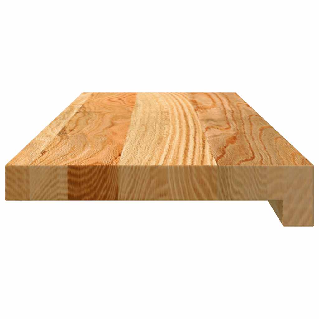 Fensterbänke 2 Stk. Massivholz Eiche Hellbraun