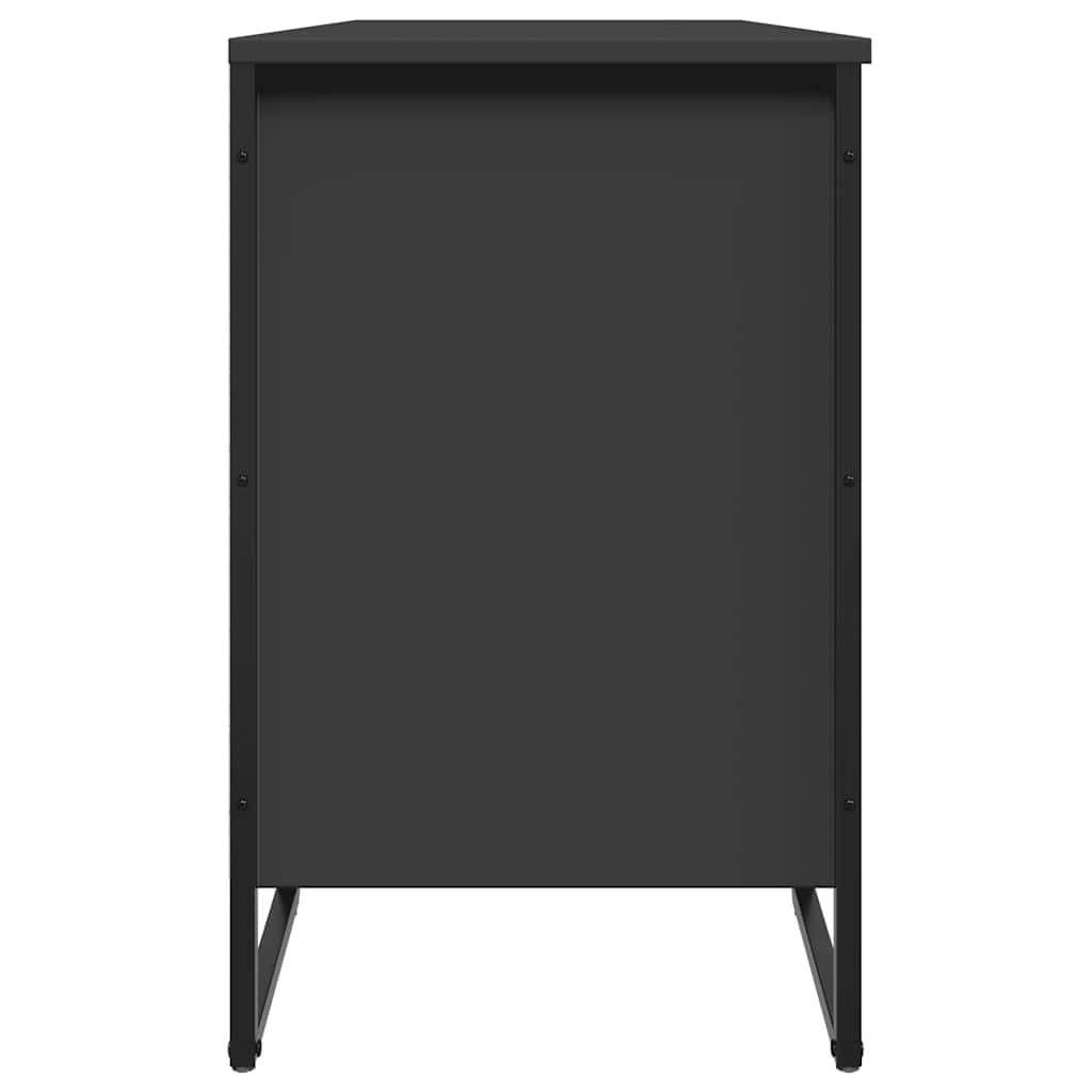 Schuhregal 90X38X61,5 Cm Holzwerkstoff Schwarz