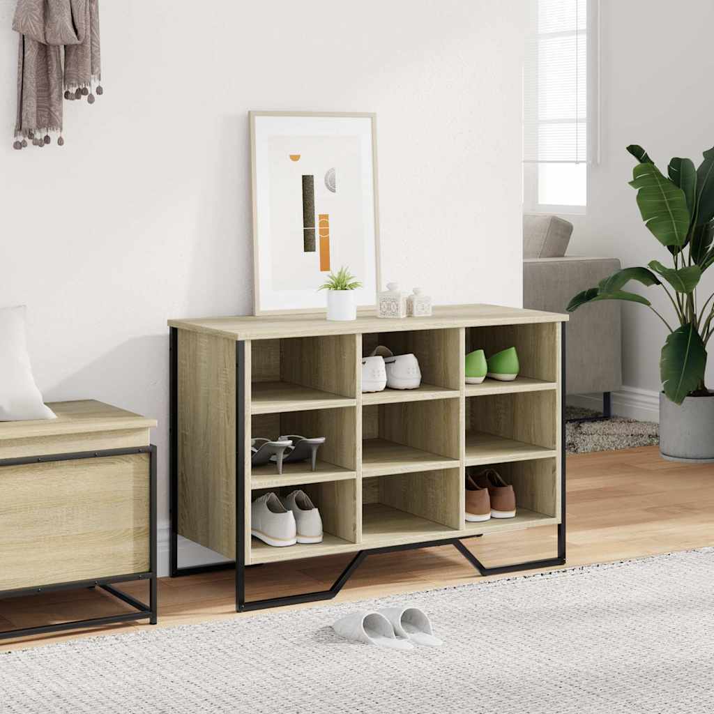 Schuhregal Sonoma-Eiche 90X38X61,5 Cm Holzwerkstoff Sonoma Eiche