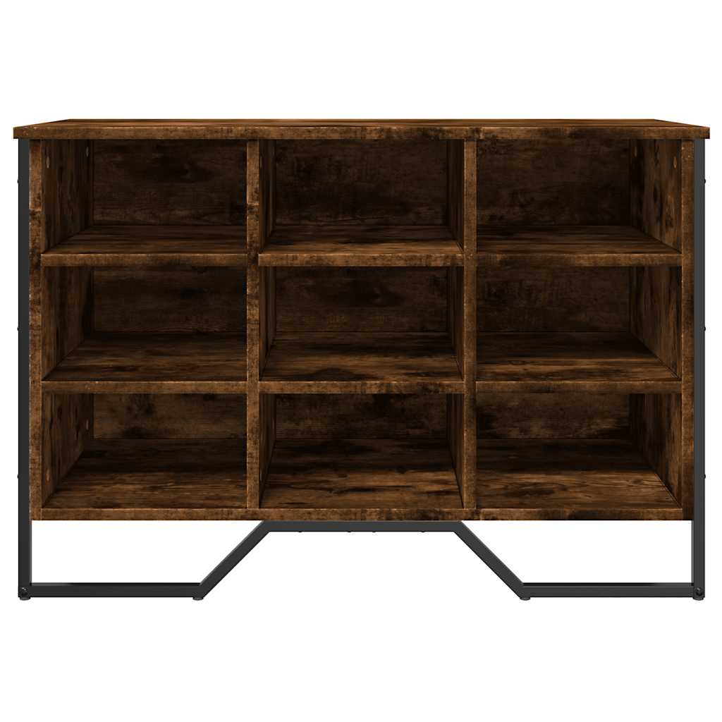 Schuhregal 90X38X61,5 Cm Holzwerkstoff Räuchereiche