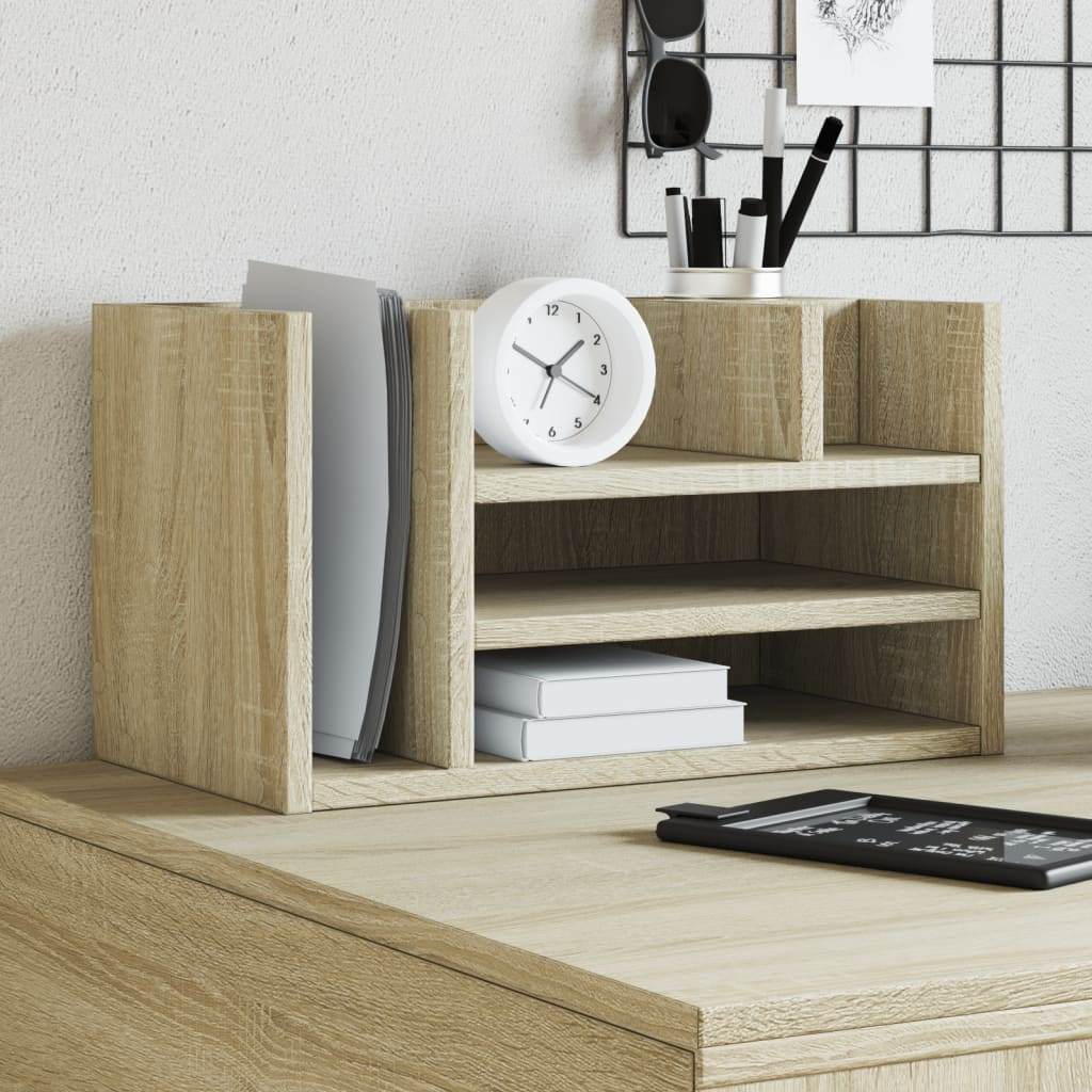 Schreibtisch Organizer Altholz 44,5 X 24 X 25 Cm Holzwerkstoff