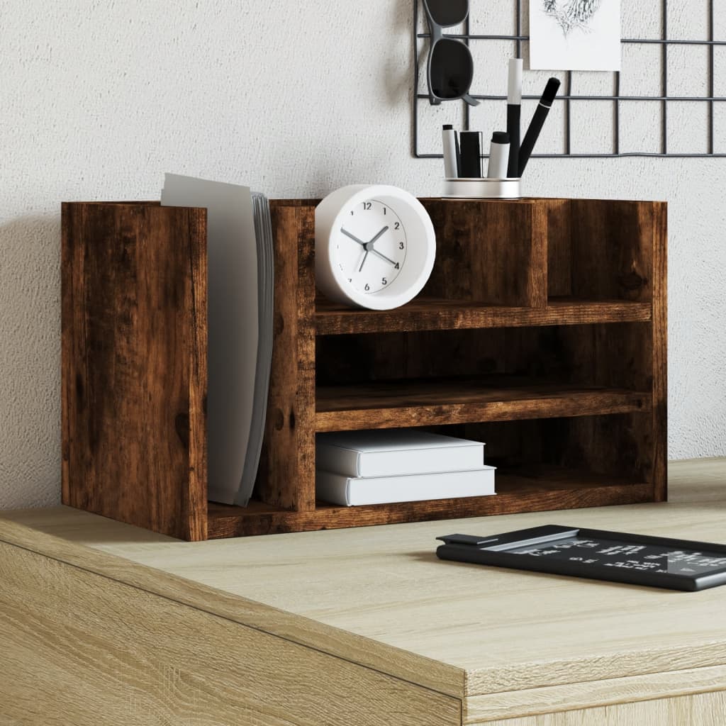 Schreibtisch Organizer Altholz 44,5 X 24 X 25 Cm Holzwerkstoff