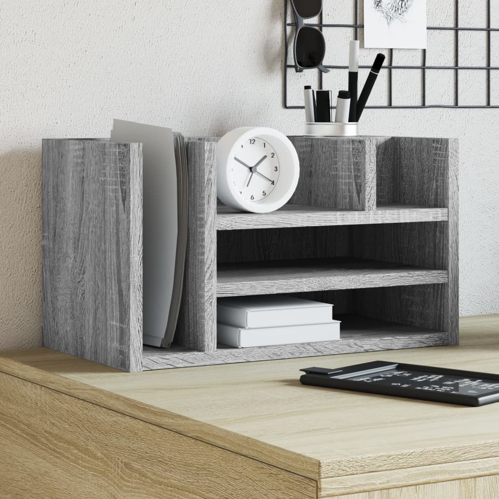 Schreibtisch Organizer Altholz 44,5 X 24 X 25 Cm Holzwerkstoff