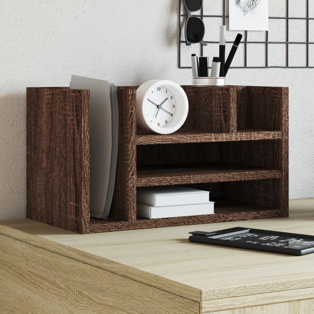 Schreibtisch Organizer Altholz 44,5 X 24 X 25 Cm Holzwerkstoff