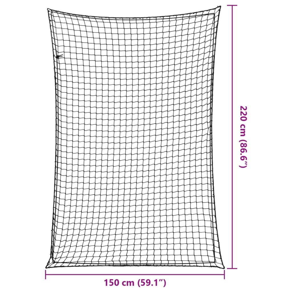 Mit Gummiseil 2,2X1,5 M Pp Schwarz
