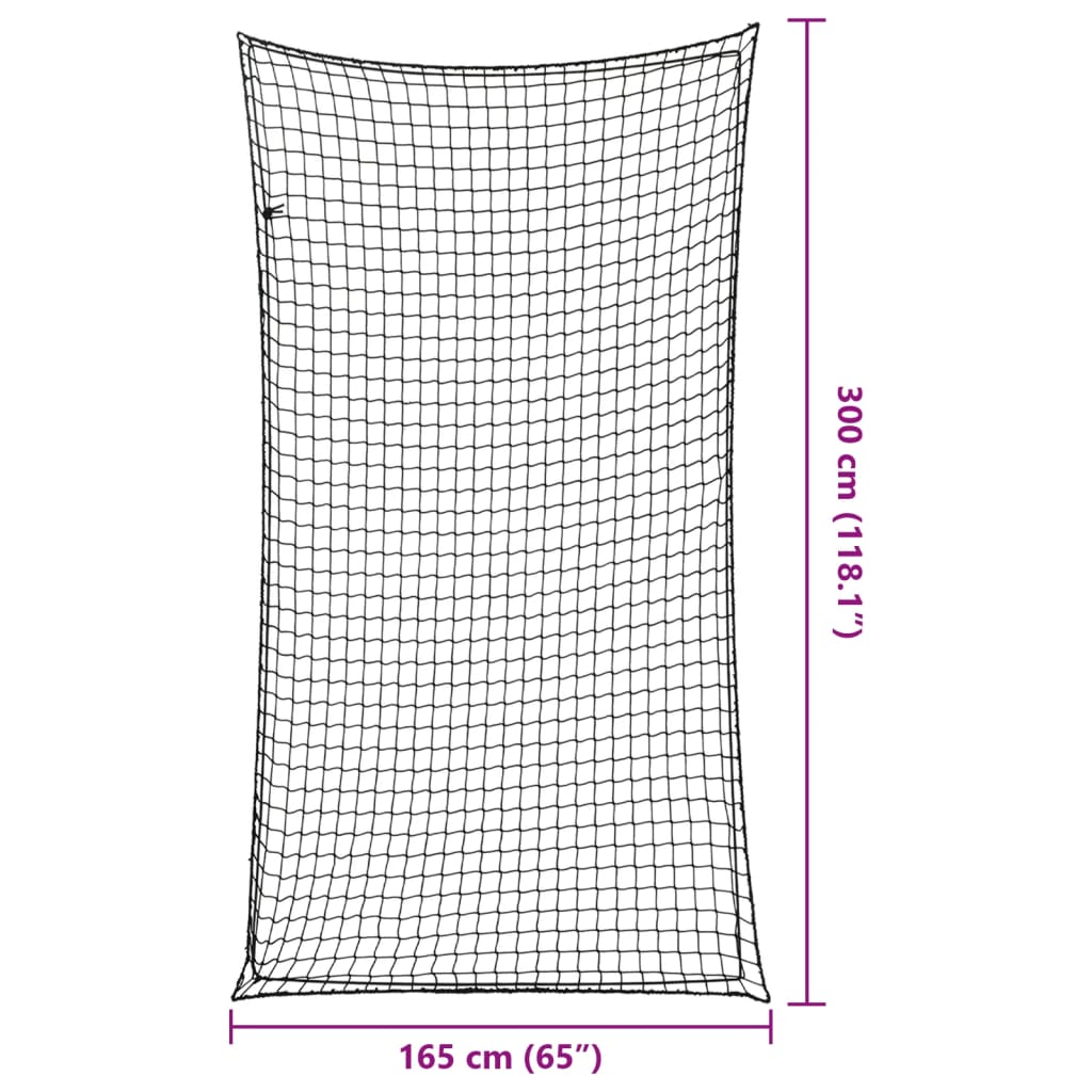 Mit Gummiseil 3X1,65 M Pp Schwarz