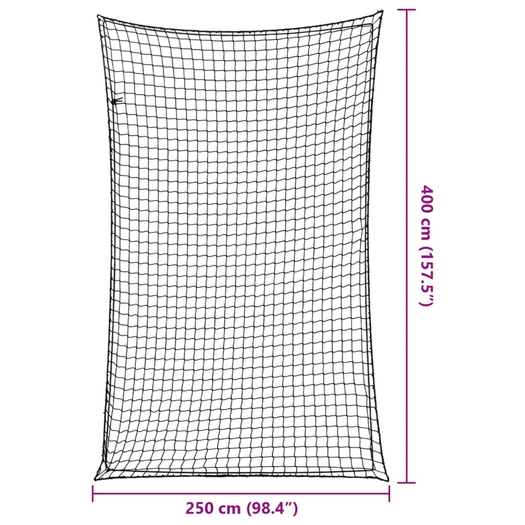 Mit Gummiseil 4X2,5 M Pp Schwarz