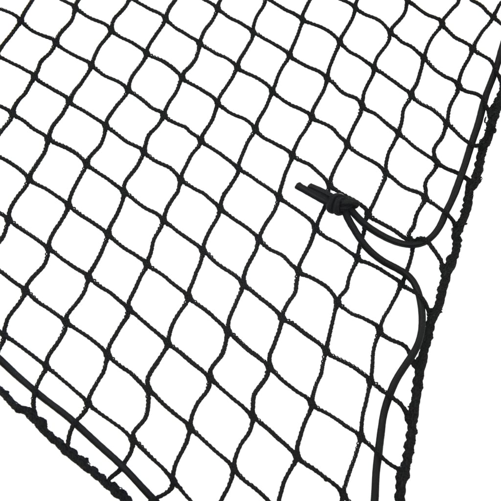 Mit Gummiseil 3,5X3 M Pp Schwarz
