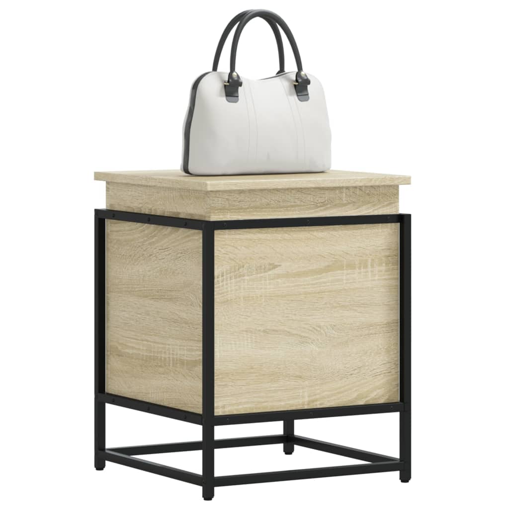 Aufbewahrungsbox Mit Deckel Sonoma 100X40X51,5 Cm Holzwerkstoff Sonoma Eiche